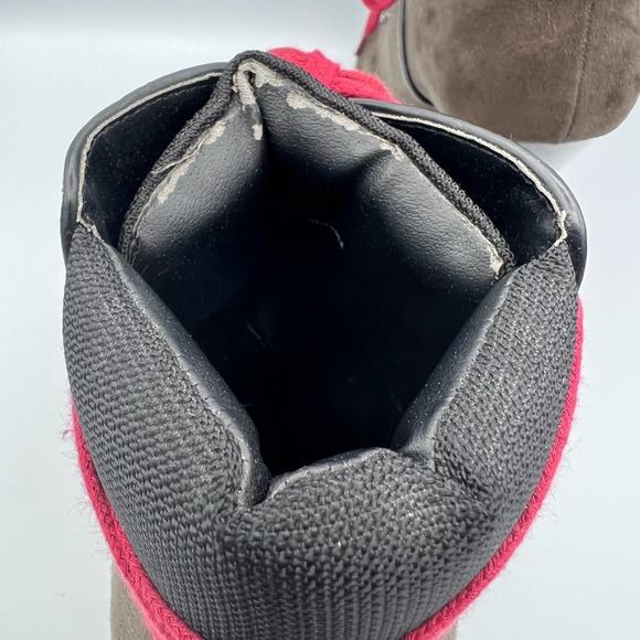 Target Xhilaration Stiletto Platform Boots size 9 Brown Red Utility Streetwear - Picture 11 of 12